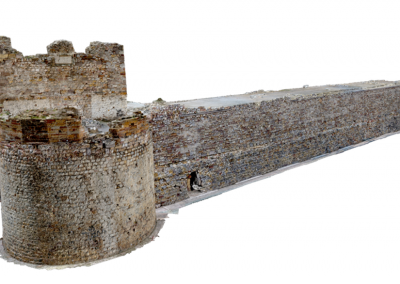 Photogrammetric Restitution of Part of the Wall Facade of the Chios Castle